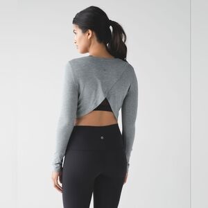 lululemon cruiser blue gray longe sleeve